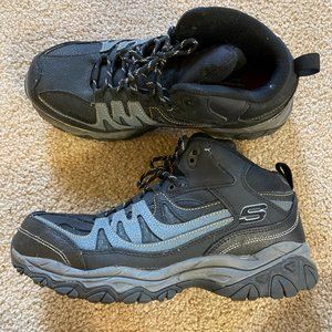 Skechers Mens Steel Toe Work Shoes Black Size 9 Sneakers 77108W